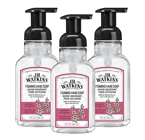 J.R. Watkins Cherry Blossom Foam Hand Soap Dispenser - 3 Pack, 9 fl oz