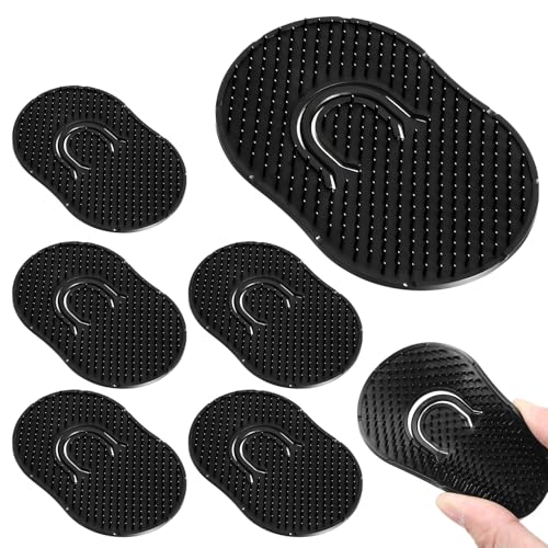 6-Pack Pocket Combs for Men - Ergonomic Scalp Massager & Beard Tool