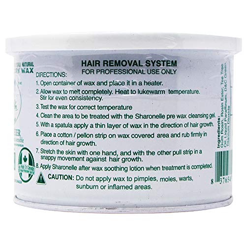 Sharonelle Natural Tea Tree Soft Wax for Sensitive Skin - 14 oz