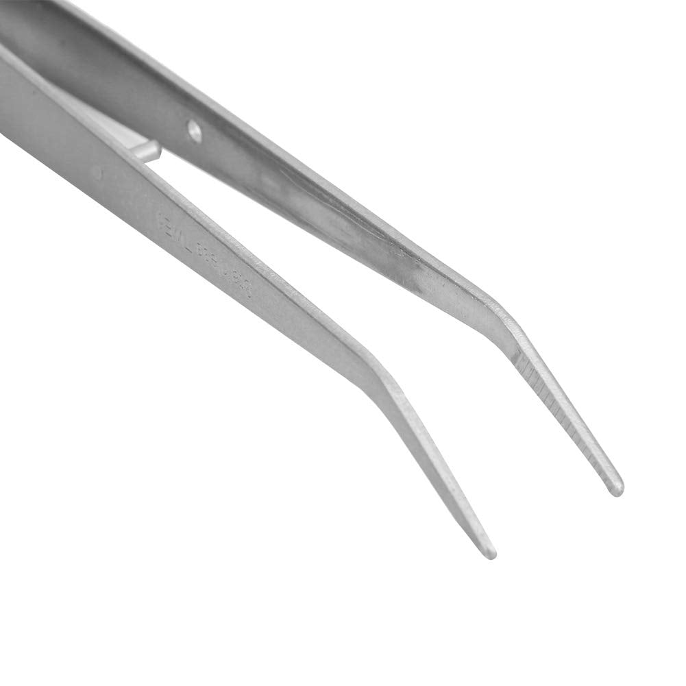 Curved Tweezers for Sewing Machine, Stainless, 6 1 Inch, 5 Pack, Tool