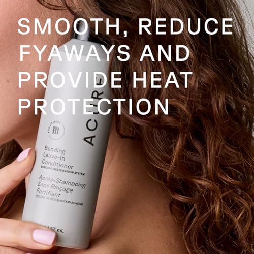 Acure Bonding Leave-In Conditioner - Leave in Conditioner Spray for Women & Men, Moisture Treatment to Repair Dry, Damaged, Color Treated Hair, Protect & Smooth Straight, Curly, & Wavy Hair - 5 fl oz