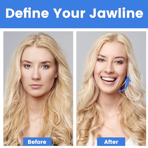 TEAWOO Silicone Jaw Exerciser for Men & Women - 3 Resistance Levels in White/Grey/Black
