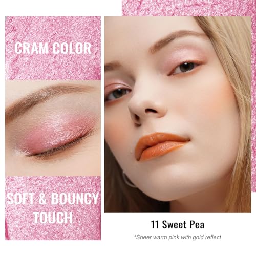 Oulac Pink Cream Eyeshadow - Long Lasting, Waterproof & Highly Pigmented