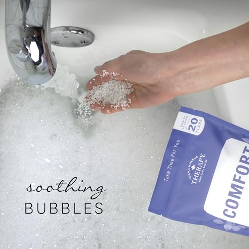 Village Naturals Therapy Blueberry Citrus Foaming Bath Soak 36 oz Pack of 2
