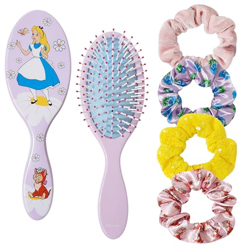 LUV HER Alice in Wonderland Hair Accessory Set with Brush & Scrunchies