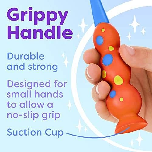 Trueocity Kids Toothbrush Set - Soft Bristles & Suction Cup - 2 Pack