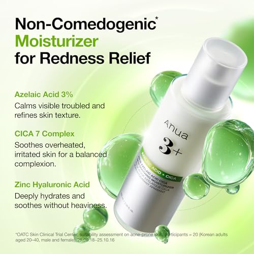 Azelaic Acid & CICA Moisturizer for Sensitive Skin 3.38 fl oz - Soothing & Redness Relief