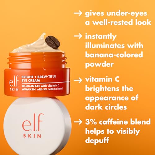 e.l.f. Bright + Brew-tiful Eye Cream - Brightening & Depuffing