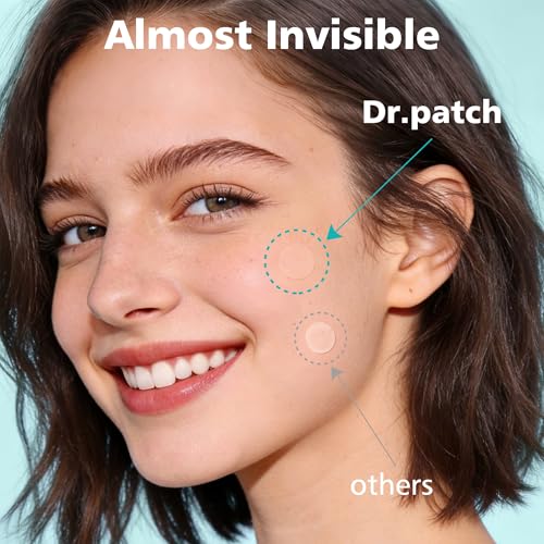 Dr.Patch Hydrocolloid Pimple Patches - 600 Count, 4 Sizes