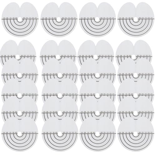 50 Pcs Heat Shield Guards for Hair Extensions - PVC Spacer Template