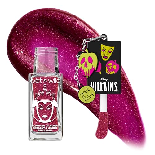 wet n wild Plumping Lip Gloss with Disney Villain Charm - Evil Witch