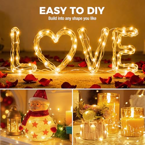 litogo 20 LED Fairy Lights - 7FT Battery Operated String Lights
