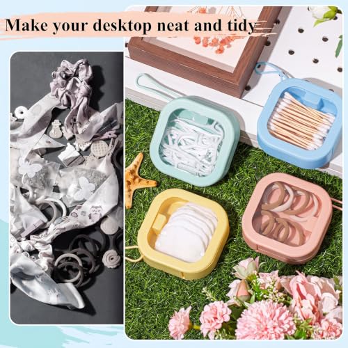 Kathfly Hair Tie Organizer - 4 Pcs Travel Set in Vivid Colors