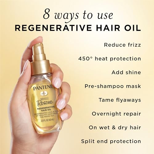Pantene Miracle Rescue Hair Oil Treatment - 2.0 FL Oz for Dry Hair