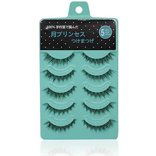 Bodermincer 3D Natural Short False Eyelashes - 10 Pair Crisscross Set