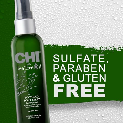 CHI Tea Tree Oil Soothing Scalp Spray 3 Oz (3 Fl Oz) – Moisturizing Scalp Care