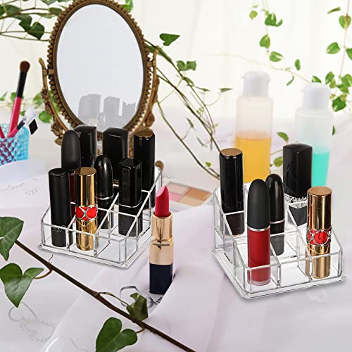 Foraineam 6 Pack Lipstick Holder Organizer with 9 Slots