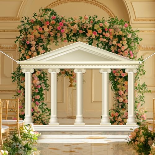 Large Greek Palace Photo Backdrop - Ancient Roman Party Prop