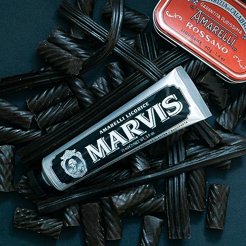 Marvis Licorice Toothpaste - Minty Flavor for Fresh Breath