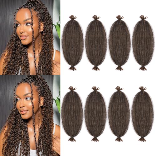 FEILIMEI T30 12 Inch Marley Twist Braiding Hair Pre-Separated Synthetic for Faux Locs - Pack of 8