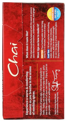 Twinings Chai Black Tea Bags, Sweet Spices, Caffeinated - 50 Count