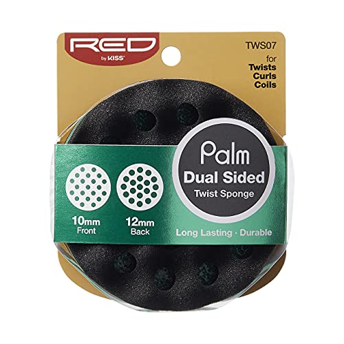 Red by Kiss Dual Sided Twist Hair Brush - Palm Dual Sided Styling Tool