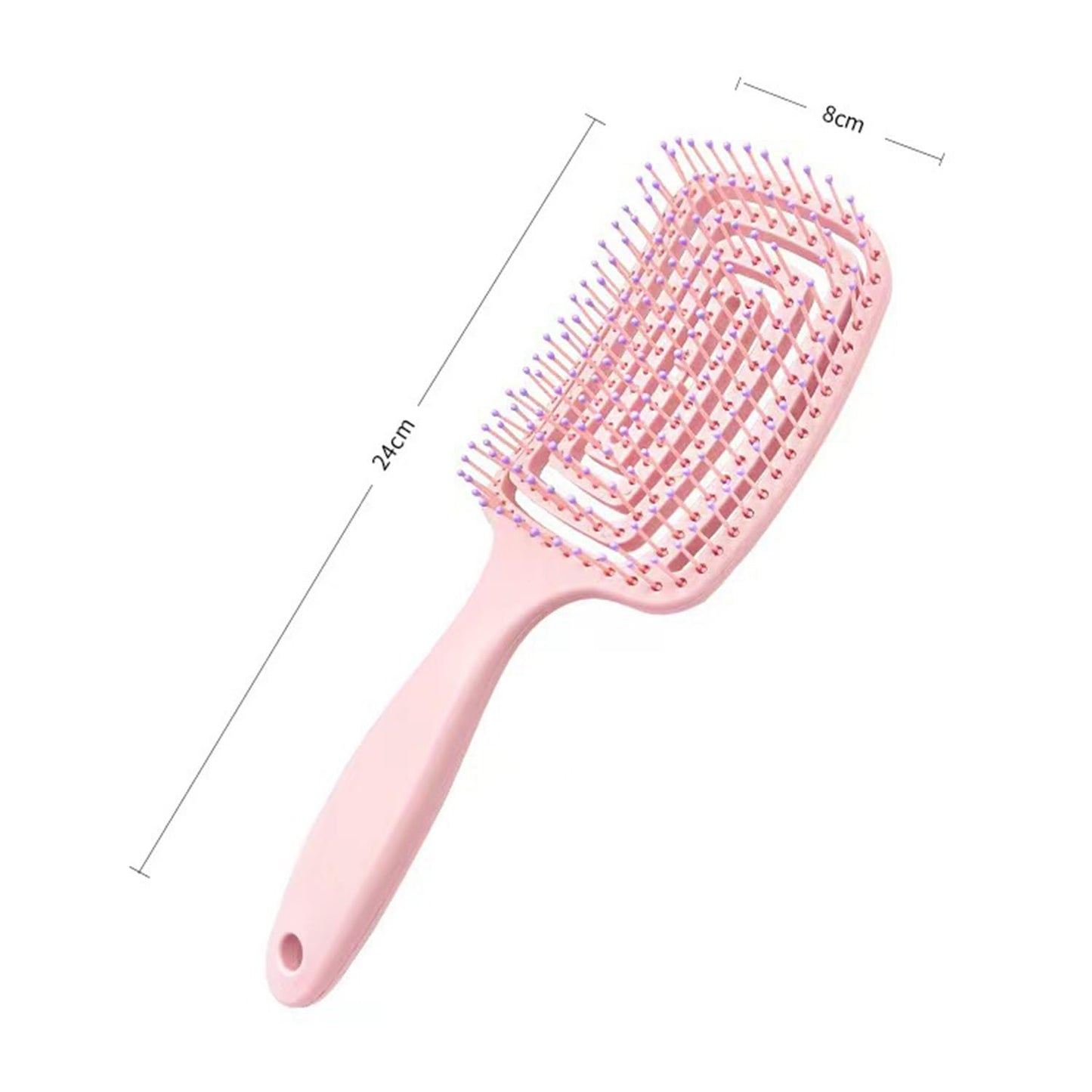 Hair Brush, Professional Curved Vented for Faster Blow Drying, Detangles Wet or Dry Curly, Thick, Straight Hair, Women, Men