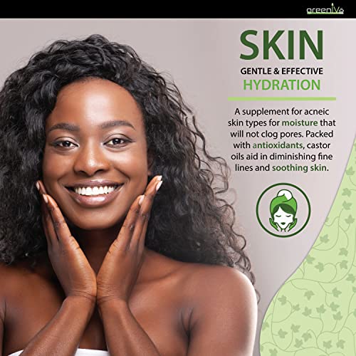 GreenIVe Jamaican Black Castor Oil 1 Fl Oz Pure Hair & Skin Treatment