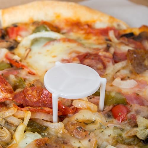 Pizza Saver Stand - Disposable Plastic Tripod for Perfect Delivery (Pack of 50)