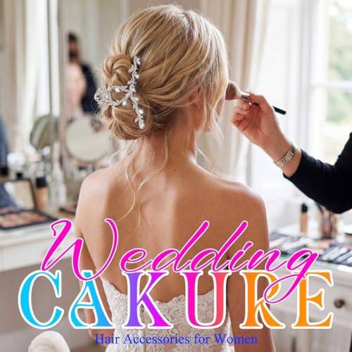 CAKURE Silver Rhinestone Claw Hair Clips Pack of 2 – Elegant Wedding & Bridal Accessories