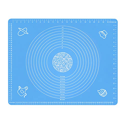 Non-Stick Silicone Baking Mat with Measurements - 25.6" x 17.7"