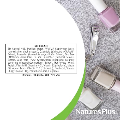 NaturesPlus Ultra Nails Strengthener - 0.25 fl oz - Vegan & Formaldehyde Free