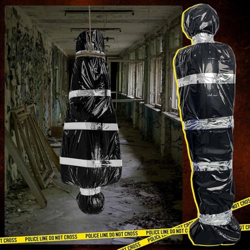 5ft Hanging Corpse Halloween Decoration | Scary Outdoor Prop