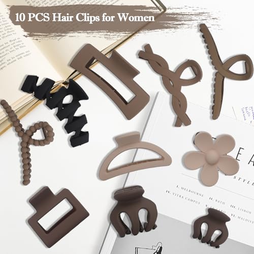 10PCS Non-Slip Hair Clips Jaw for Thick Clamp Flower Accessories with
