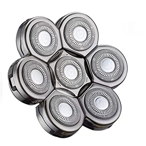 7D Universal Replacement Shaving Head for Electric Bald Razors - Silver