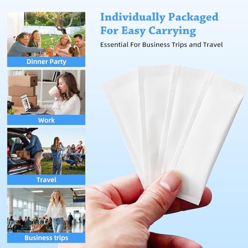 KSIA Klear Mint Dental Floss Picks 50 Count | Individually Wrapped, Portable Oral Care