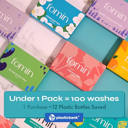 FOMIN Portable Paper Soap Sheets - Eco-Friendly Travel Hand Soap