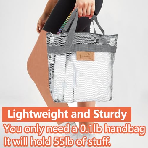 Rotema Portable Shower Bag Grey 3 - Dorm & Household Toiletry Organizer