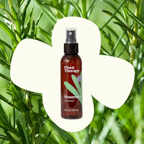 Plant Therapy Rosemary Hydrosol - Natural Floral Water Toner for Skin & Hair