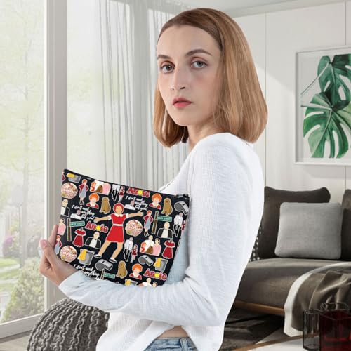 Red Ribbon Girl Musical Toiletry Bag - Ann Bl Edition