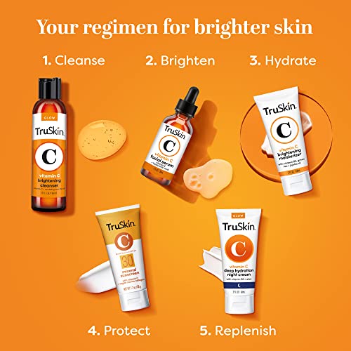 TruSkin SPF 30 Mineral Sunscreen Face SPF with Zinc Oxide 1.7 fl oz