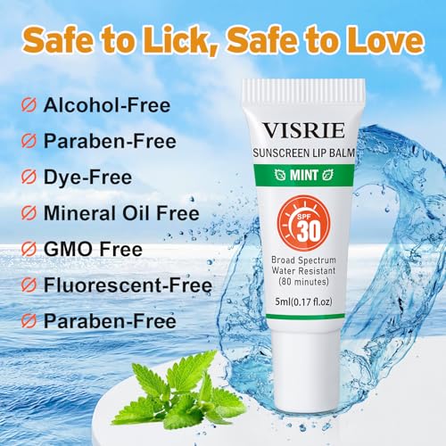 SPF 30 Sunscreen Lip Balm 24 Pack - Moisturizing & Clear Finish