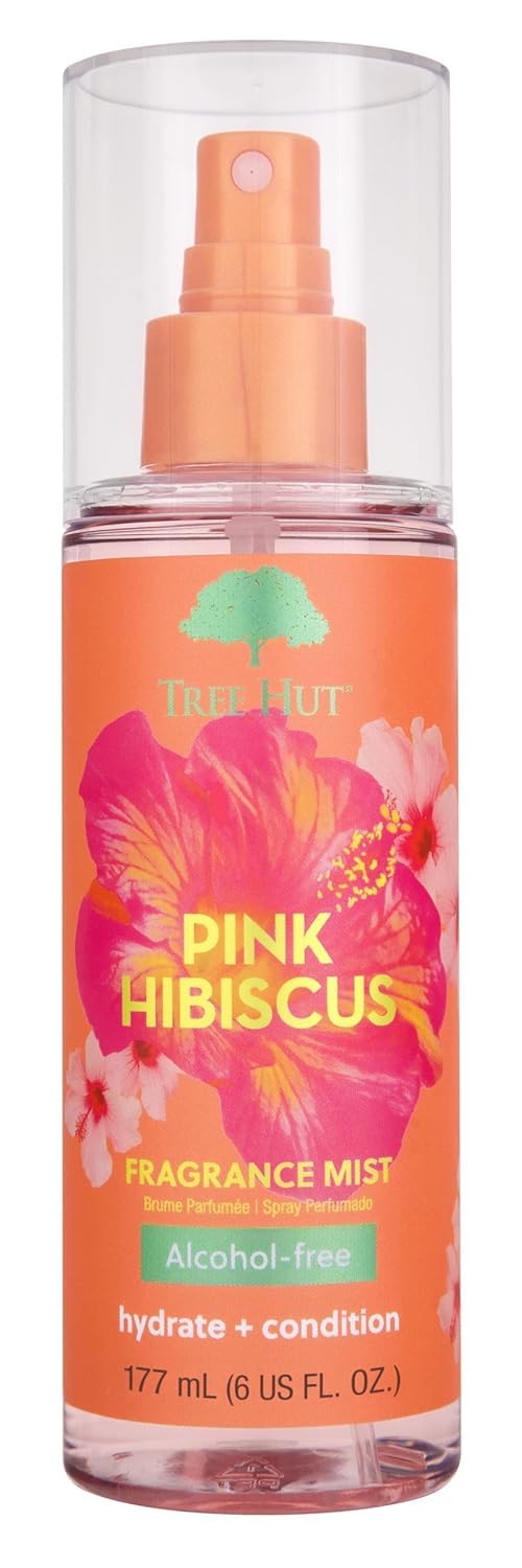 Tree Hut Vanilla Hair & Body Mist - Hydrating Alcohol-Free Spray with Vanilla, Sandalwood & Coconut | 6 Fl Oz