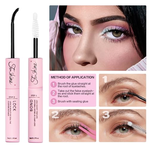 Fenshine Cluster Eyelash Extensions - 240pcs Natural False Lashes