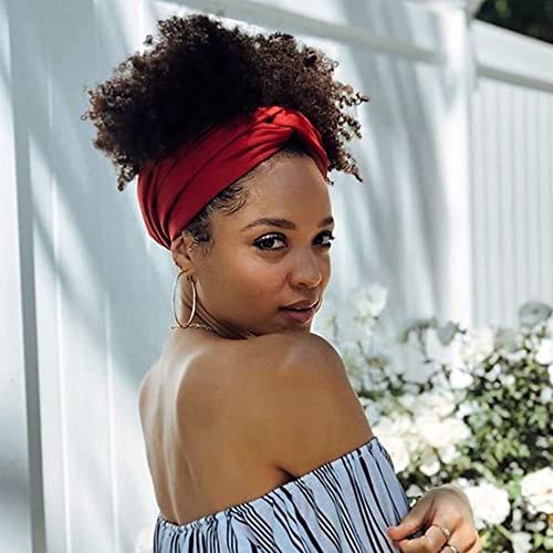 DRESHOW Women's Elastic Knotted Headbands - 8 Pack Non-Slip Hair Wraps