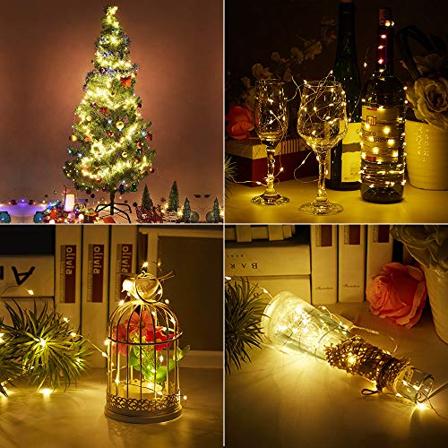 LIIDA LED Fairy String Lights - 12-Pack Mini Lights on Copper Wire
