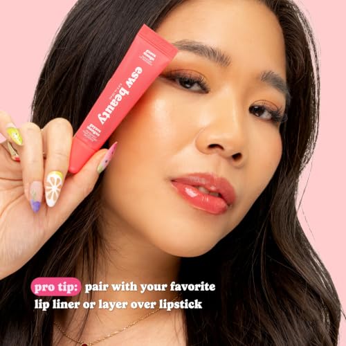 ESW Beauty Guava Mango Hydrating Lip Gloss with Peptides & Shea Butter