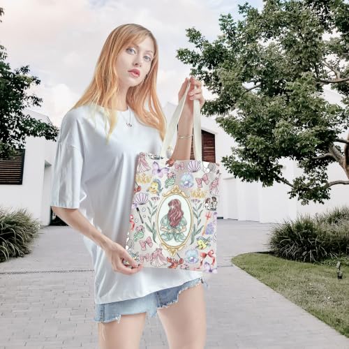 Ari Princess Mermaid Canvas Messenger Bag for Princess & Lover Gift
