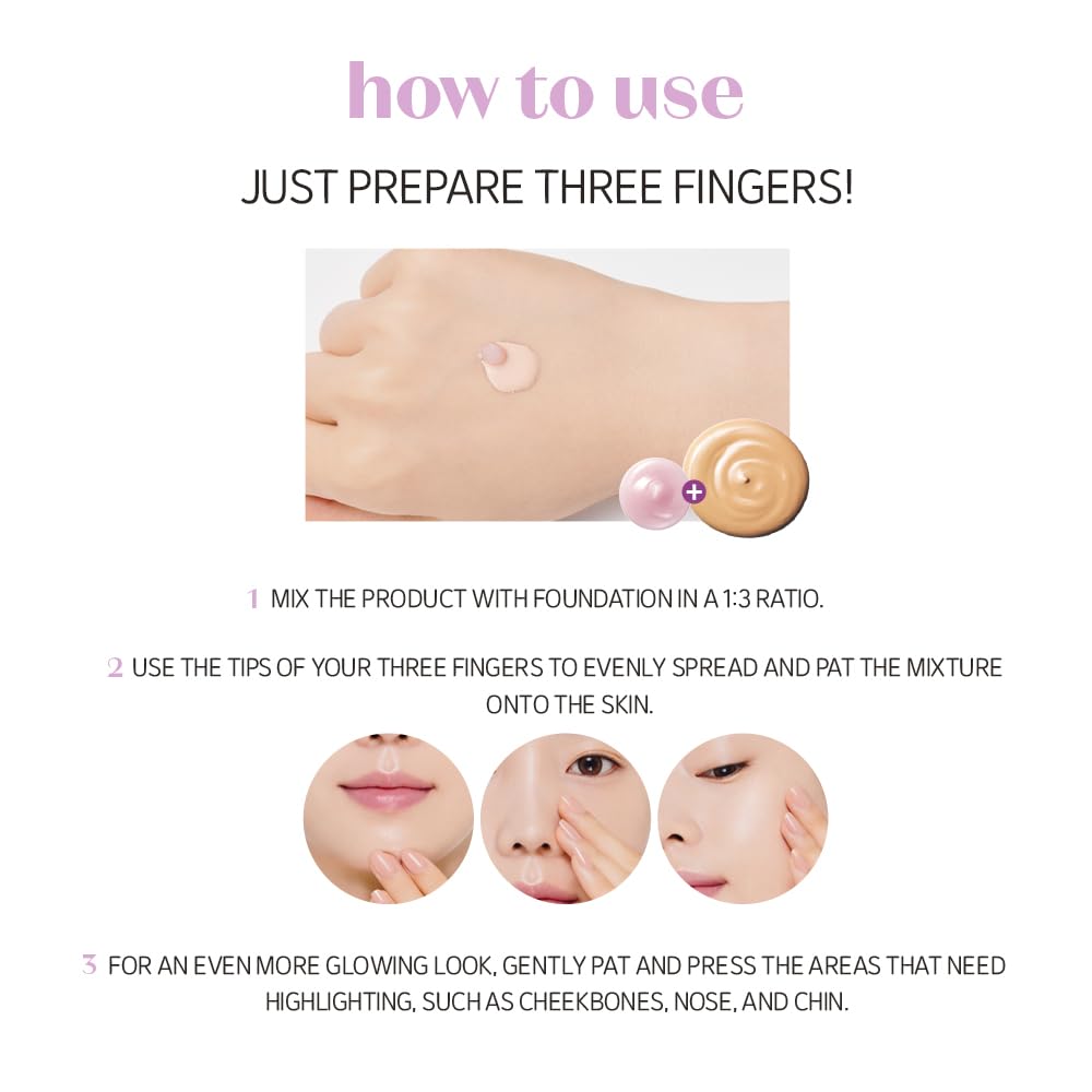ETUDE Nymph Aura Volumer Face Primer - Hydrating Radiant Cream for Smooth, Flawless Skin | 0.81 Fl Oz