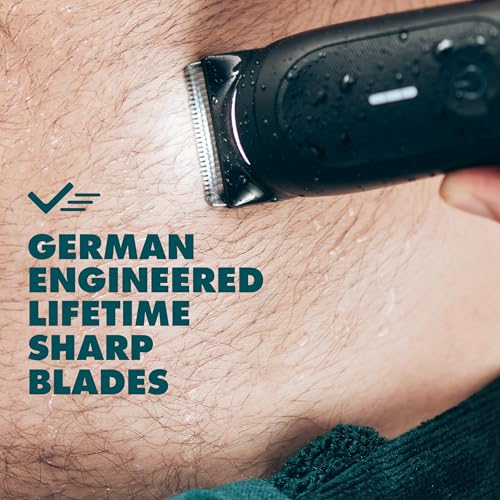 Gillette i7 Intimate Men¡¯s Premium Pubic Hair Trimmer, Waterproof LED Body Hair Trimmer for Men, Manscaping Body Groomer